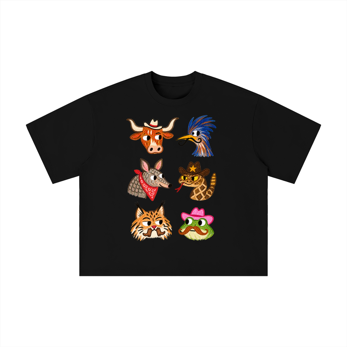 Texas Cowboy Critters Tee