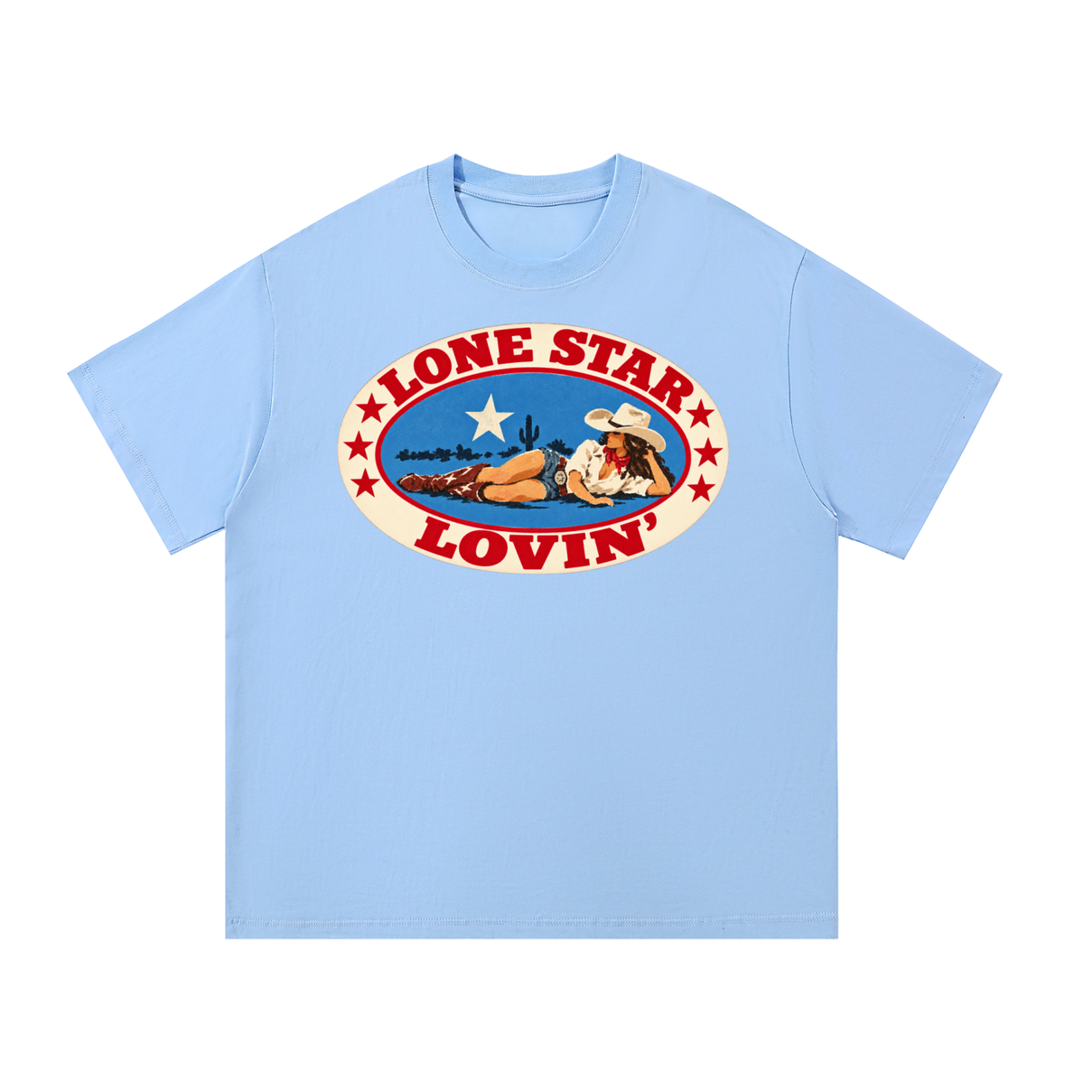 Lone Star Lovin’ Texas Cowgirl Graphic Tee