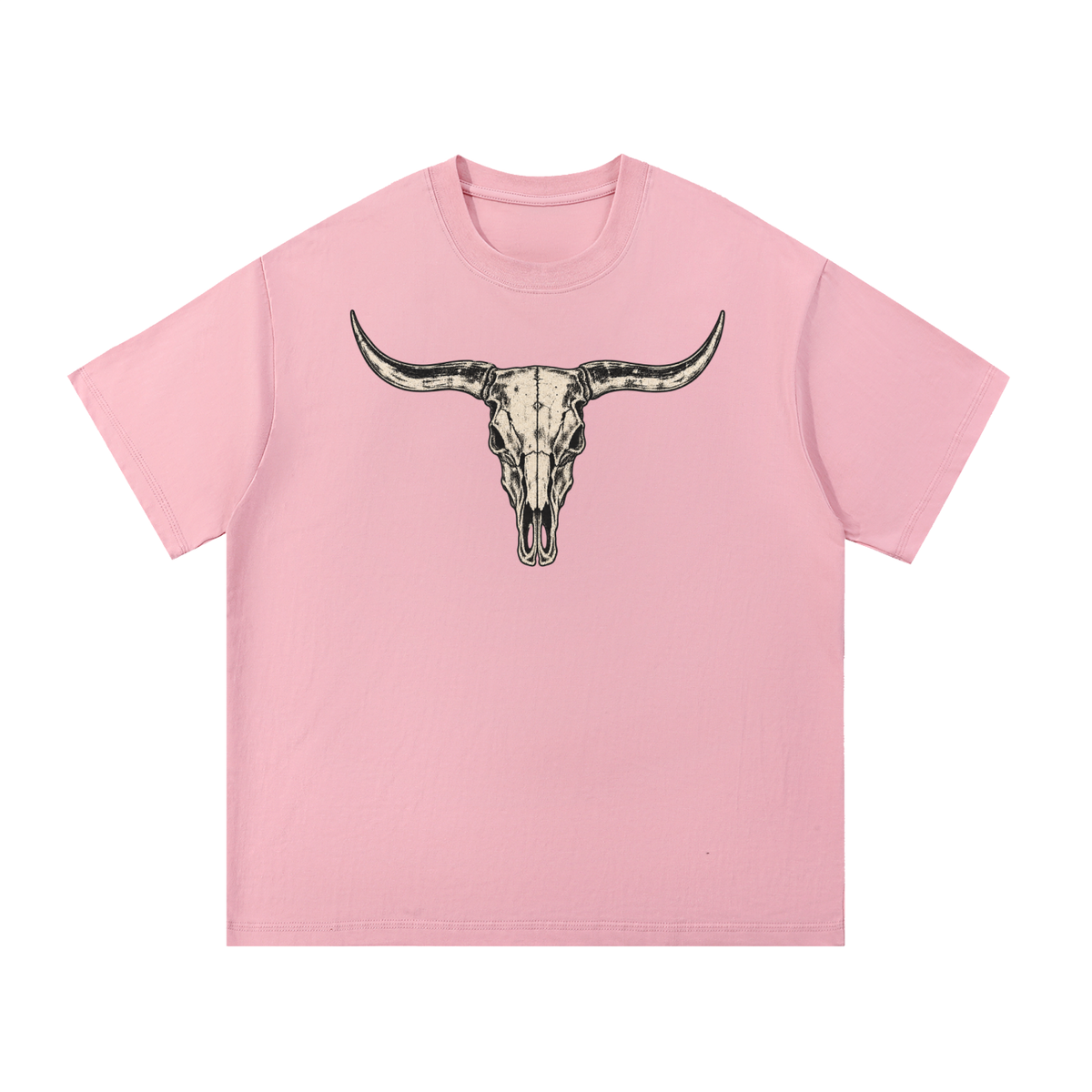 Vintage Longhorn Skull Western Graphic Tee