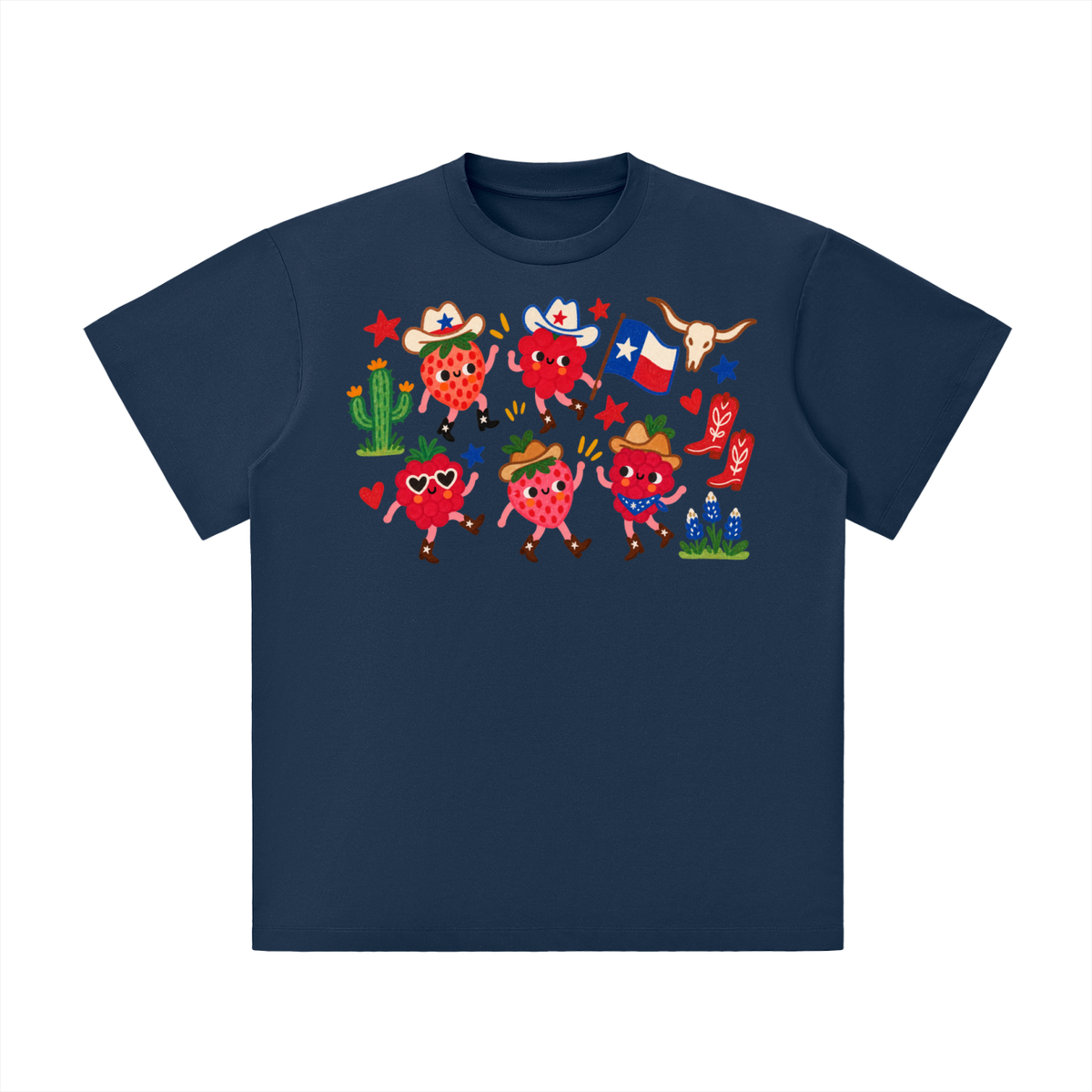 Texas Berry Cowgirls Graphic Tee
