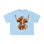 Vintage Texas Longhorn Cowboy Hat Graphic Tee
