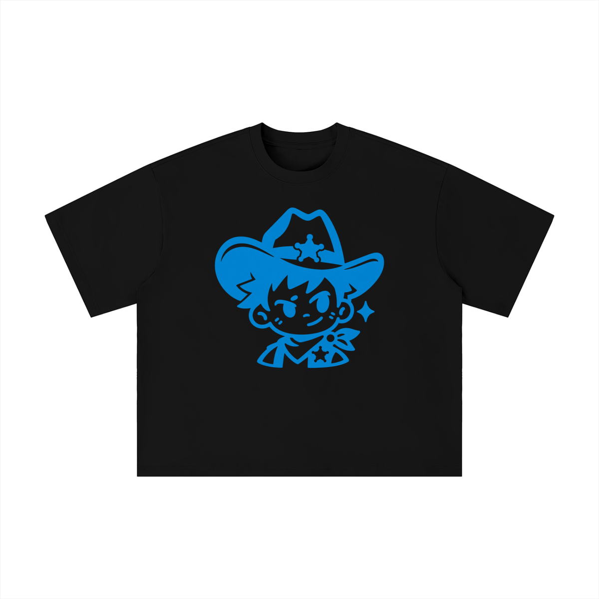 Blue Texas Cowboy Sheriff Tee