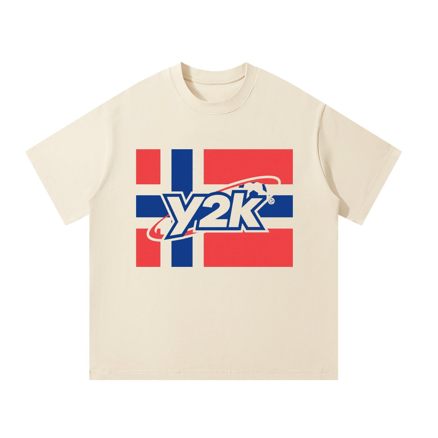 Y2k Norwegian flag Unisex Oversized T-Shirt