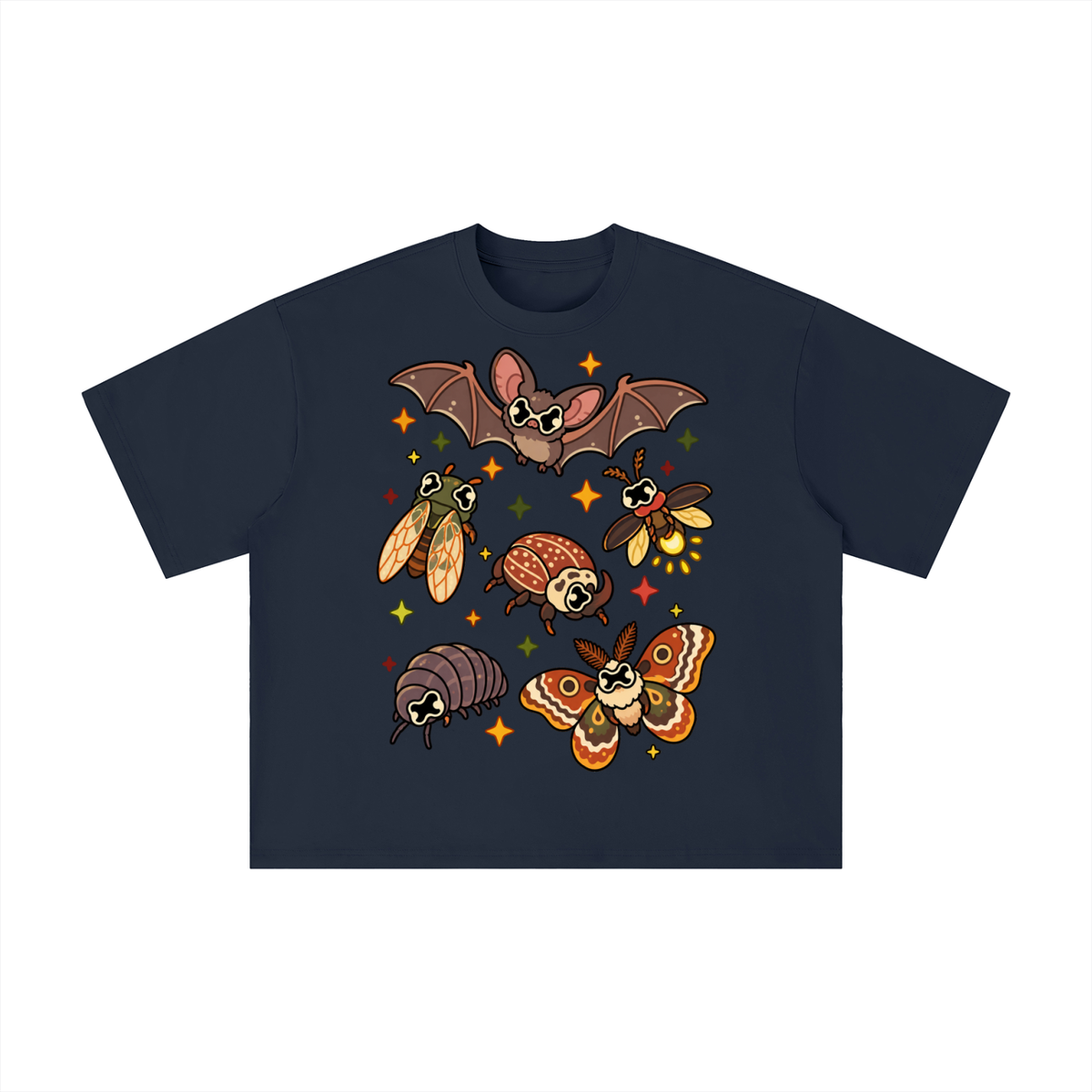 Texas Bats & Bugs Retro Graphic Tee