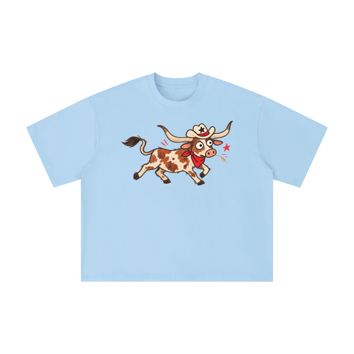 Texas Longhorn Cowboy Run Graphic Tee