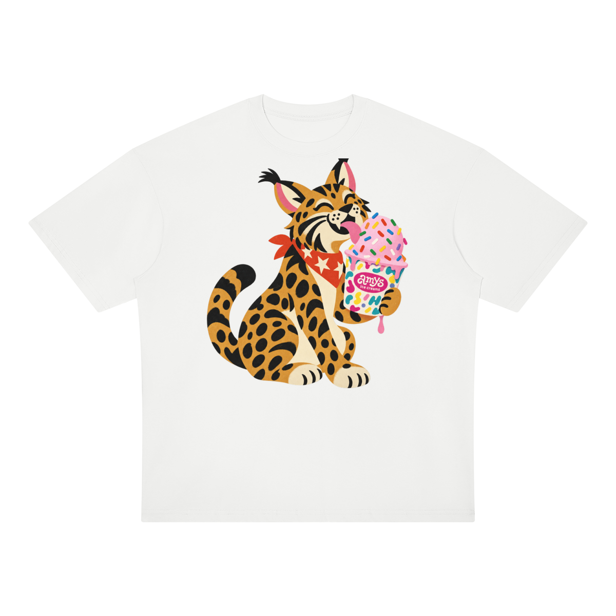 Texas Bobcat Amy’s Ice Cream Graphic Tee