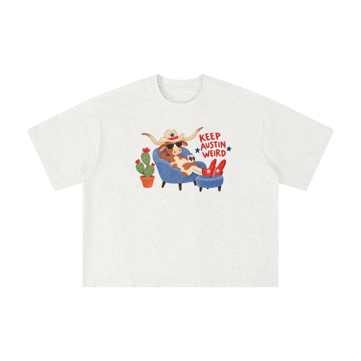 Keep Austin Weird Longhorn Lounge Graphic Tee