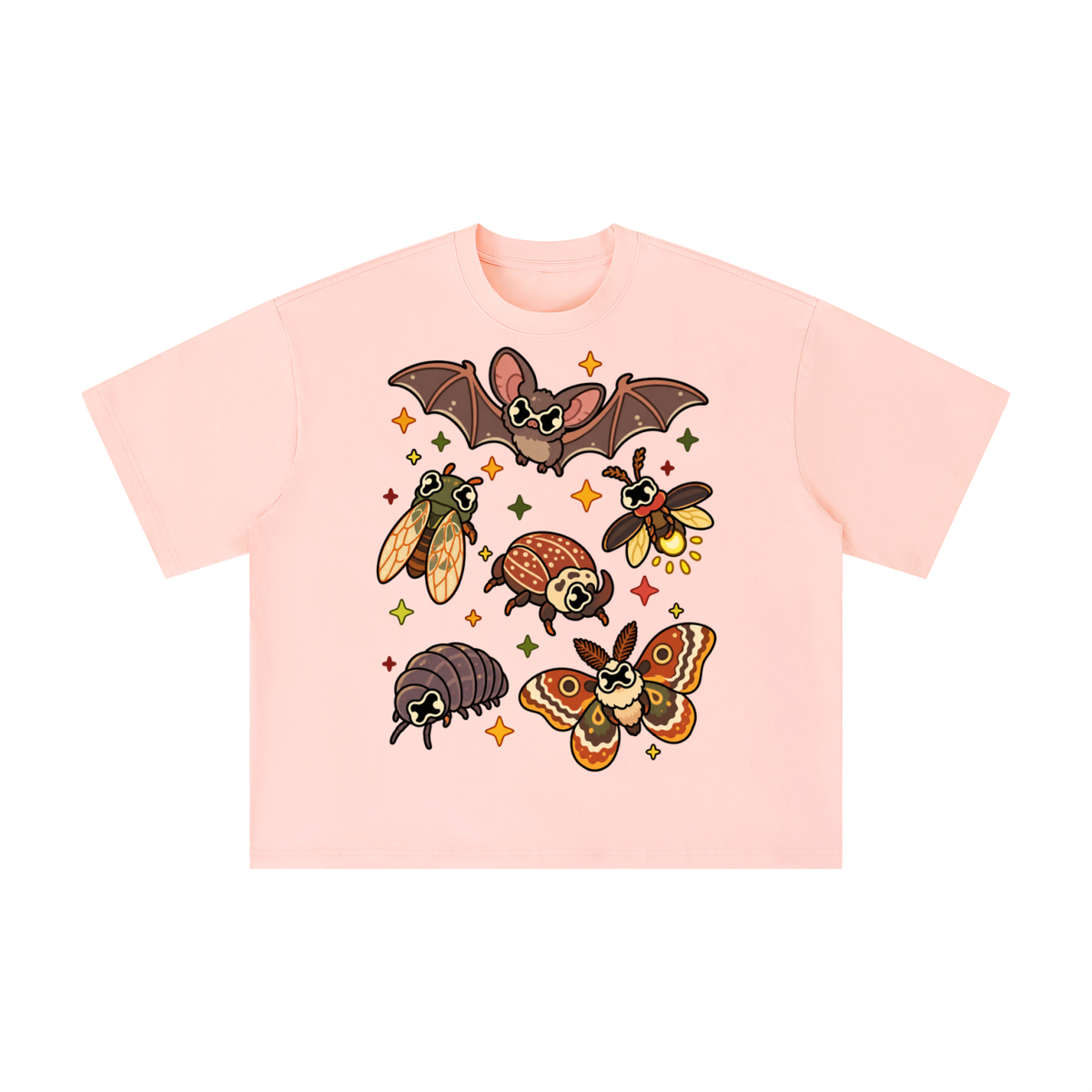 Texas Bats & Bugs Retro Graphic Tee