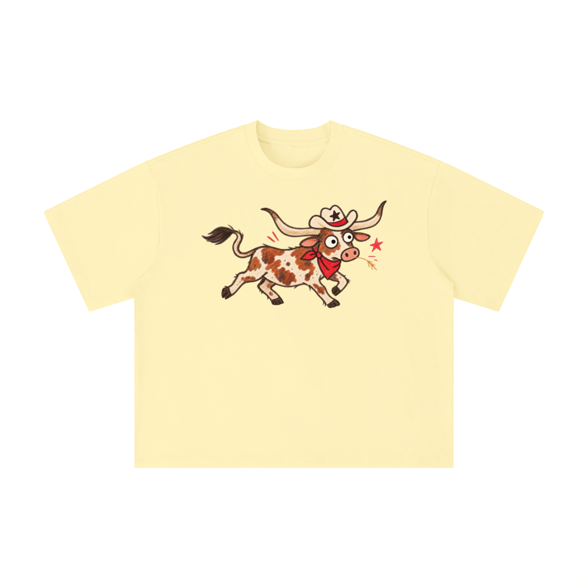 Texas Longhorn Cowboy Run Graphic Tee