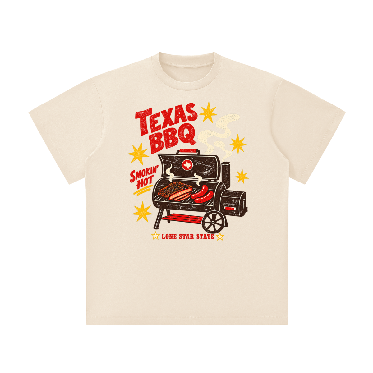 Vintage Texas BBQ Smokin’ Hot Graphic Tee