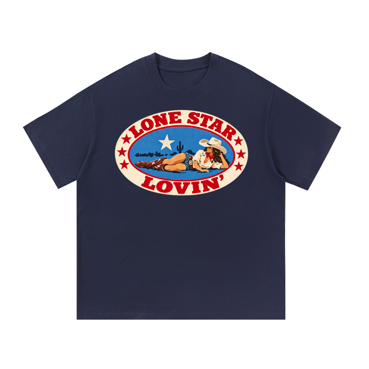 Lone Star Lovin’ Texas Cowgirl Graphic Tee
