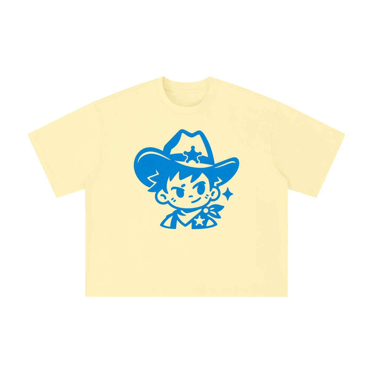 Blue Texas Cowboy Sheriff Tee