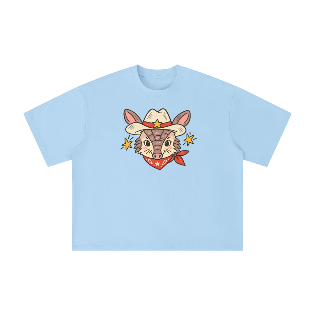 Howdy Cowboy Armadillo Texas Graphic Tee