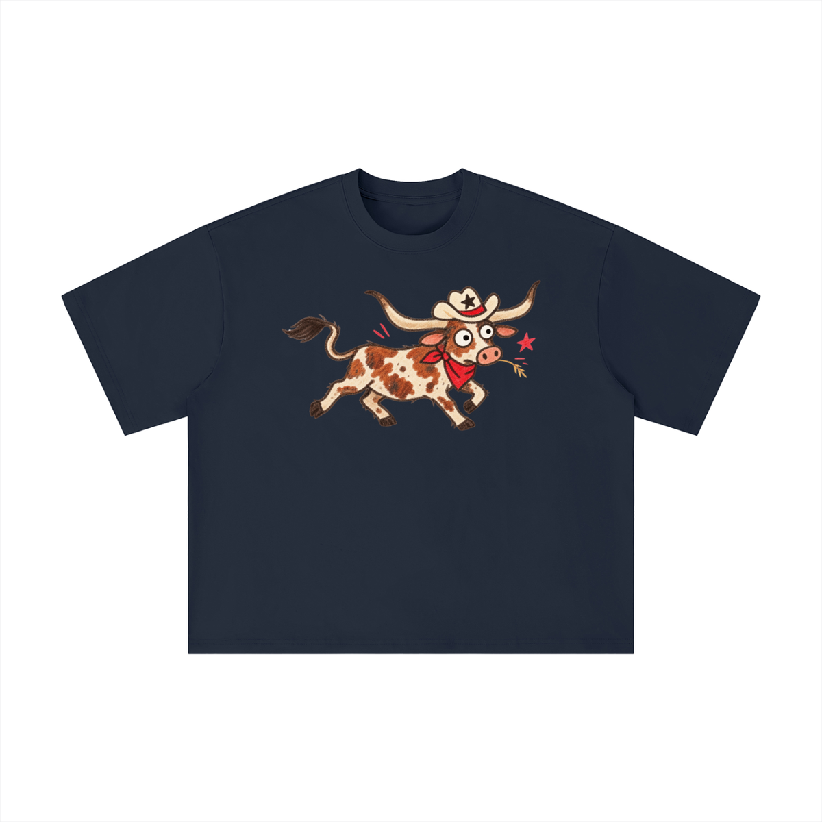 Texas Longhorn Cowboy Run Graphic Tee