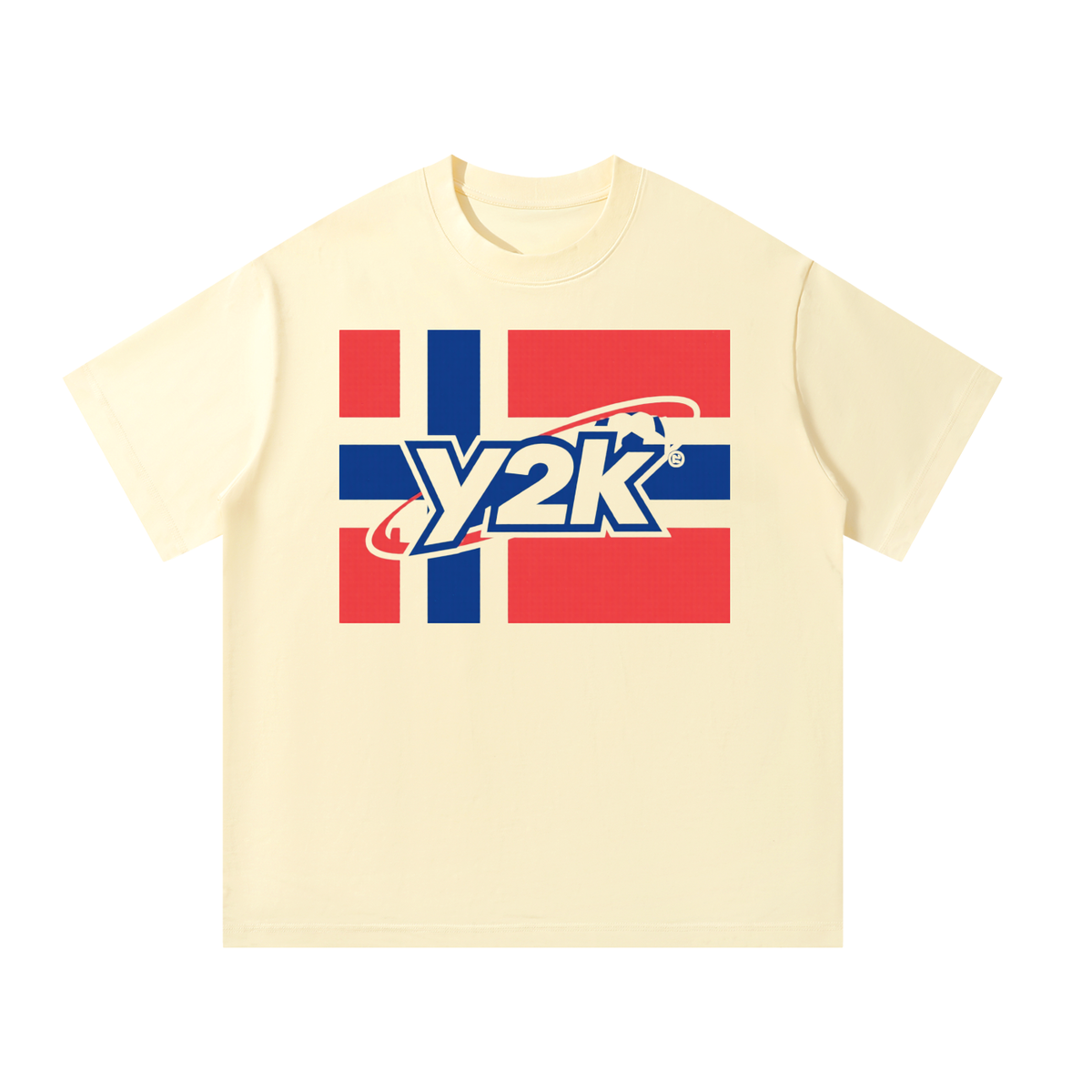 Y2k Norwegian flag Unisex Oversized T-Shirt