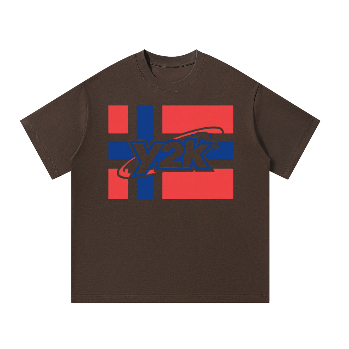 Y2k Norwegian flag Unisex Oversized T-Shirt