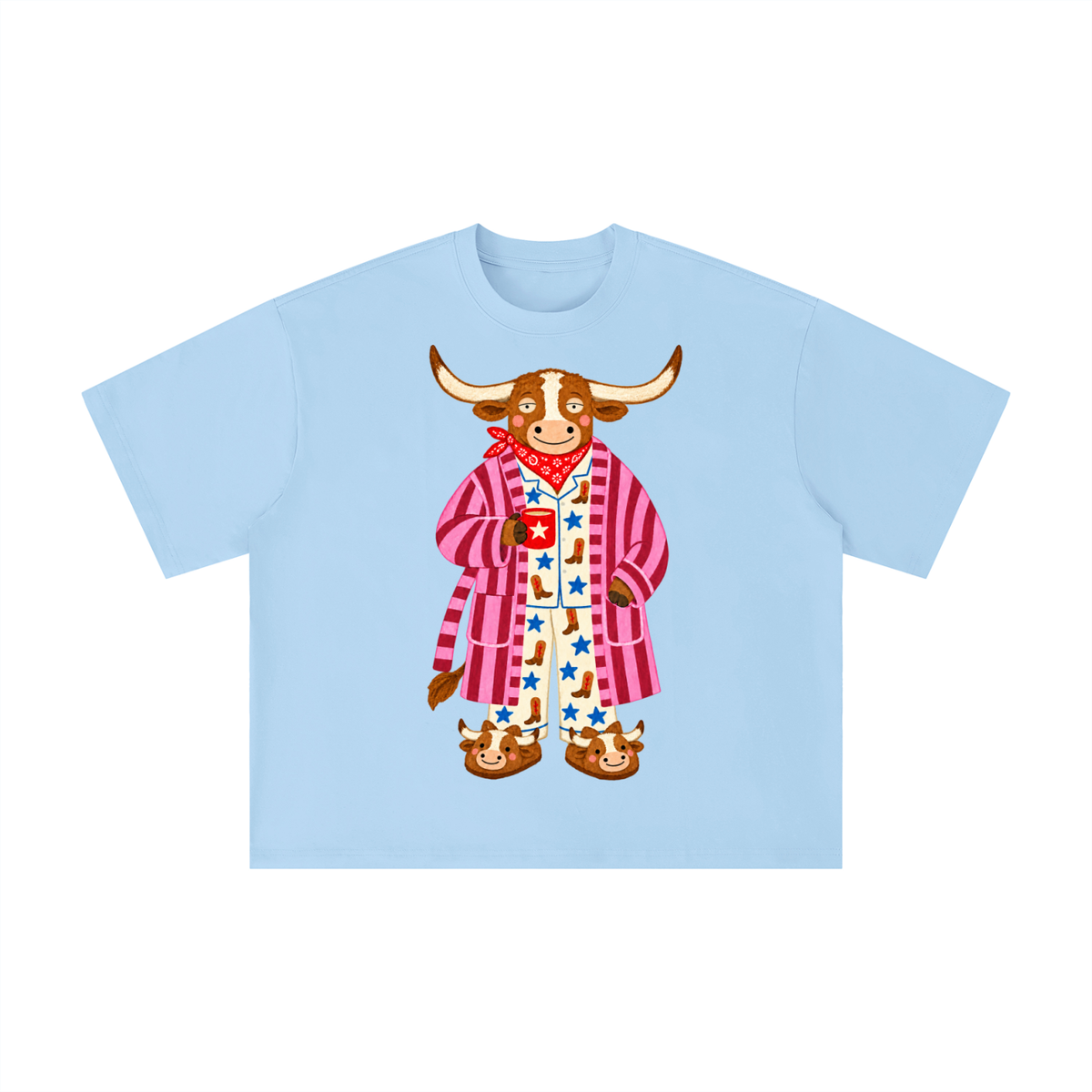 Cozy Texas Longhorn Pajama Tee