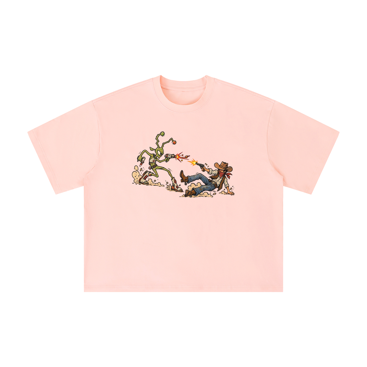 Cosmic Cowboy Showdown Graphic Tee