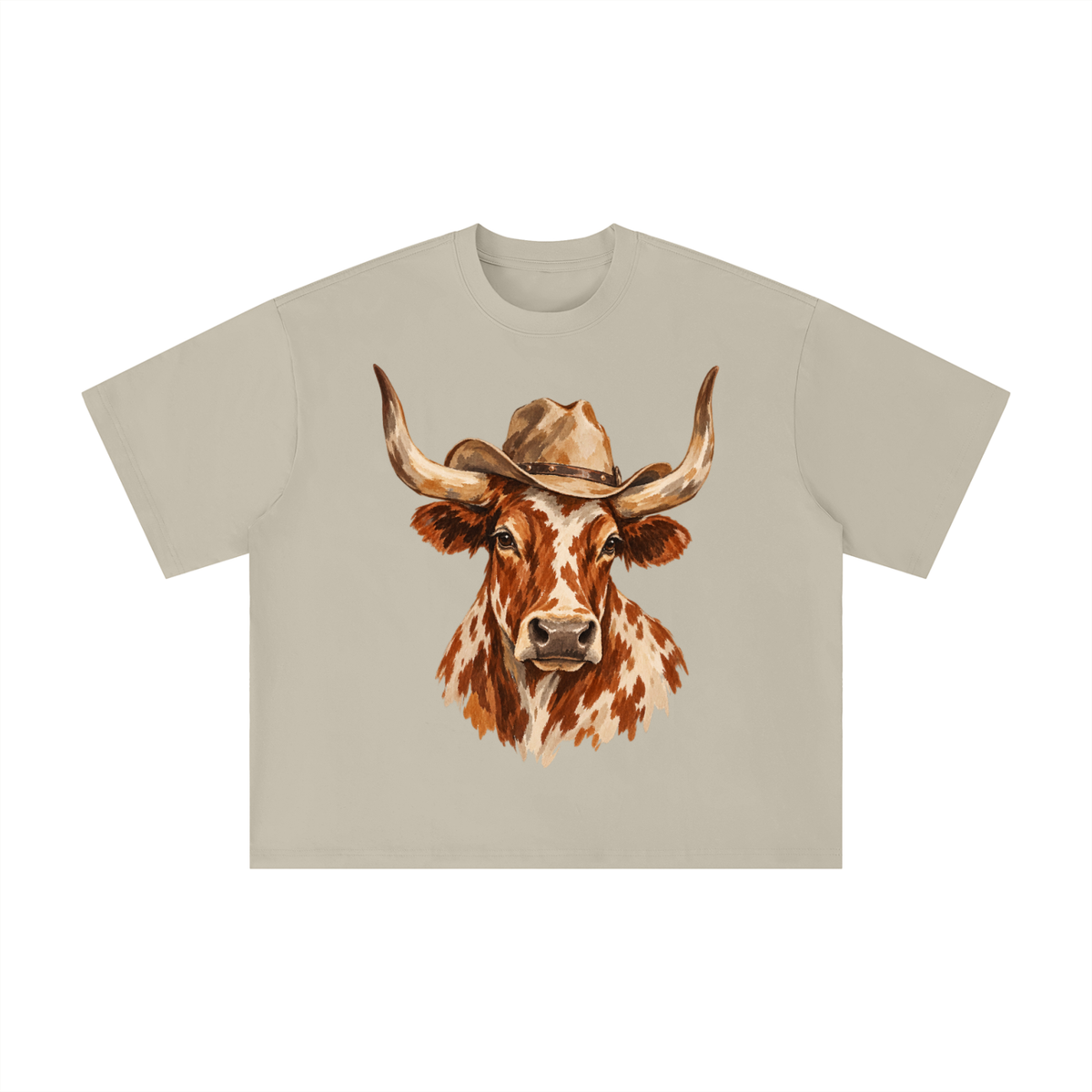 Vintage Texas Longhorn Cowboy Hat Graphic Tee