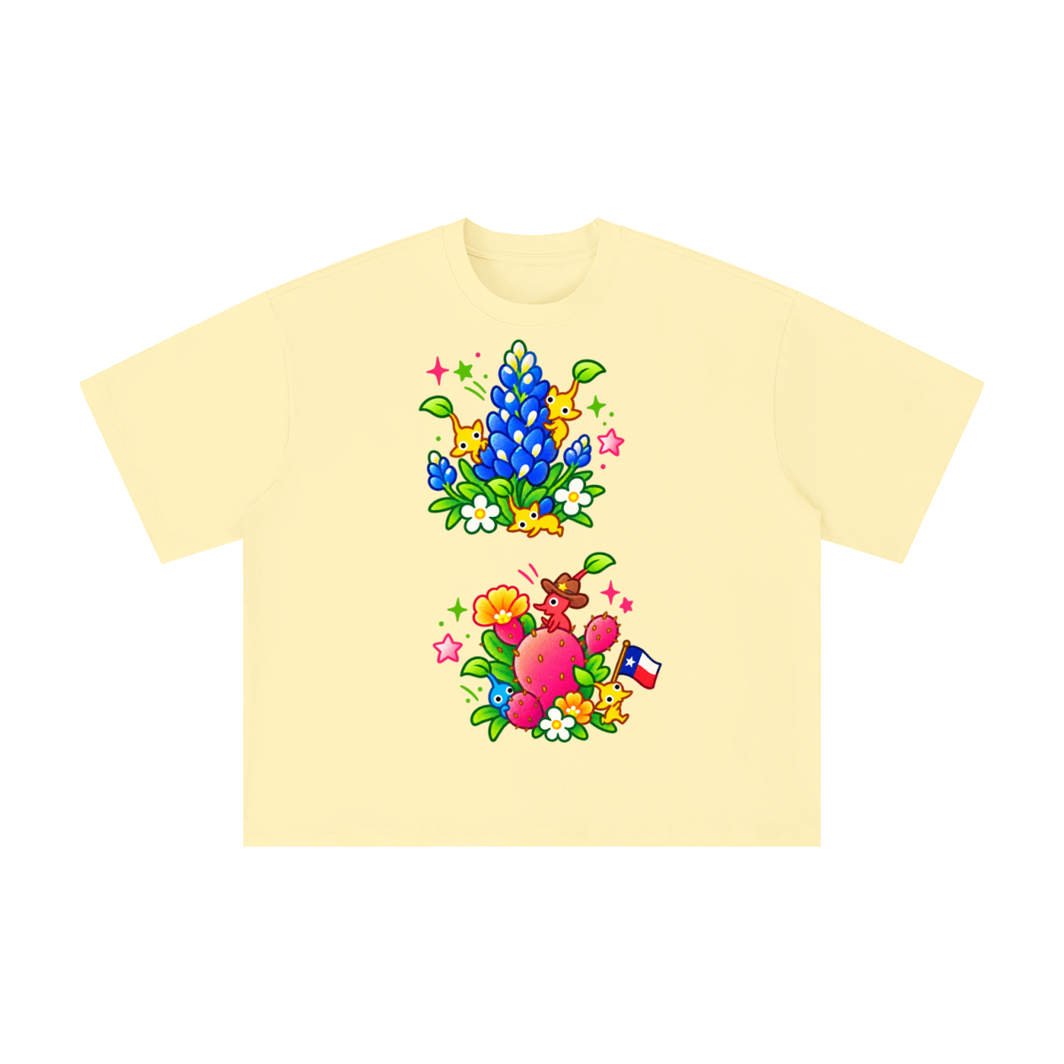 Texas Bluebonnet Critters Graphic Tee