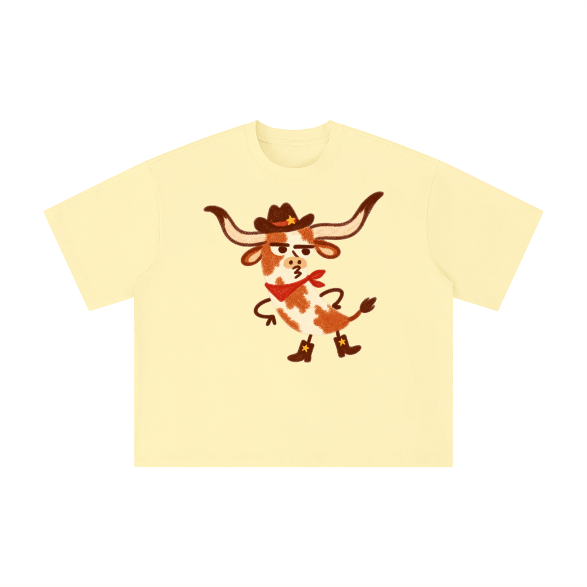 Sassy Texas Longhorn Cowboy Graphic Tee