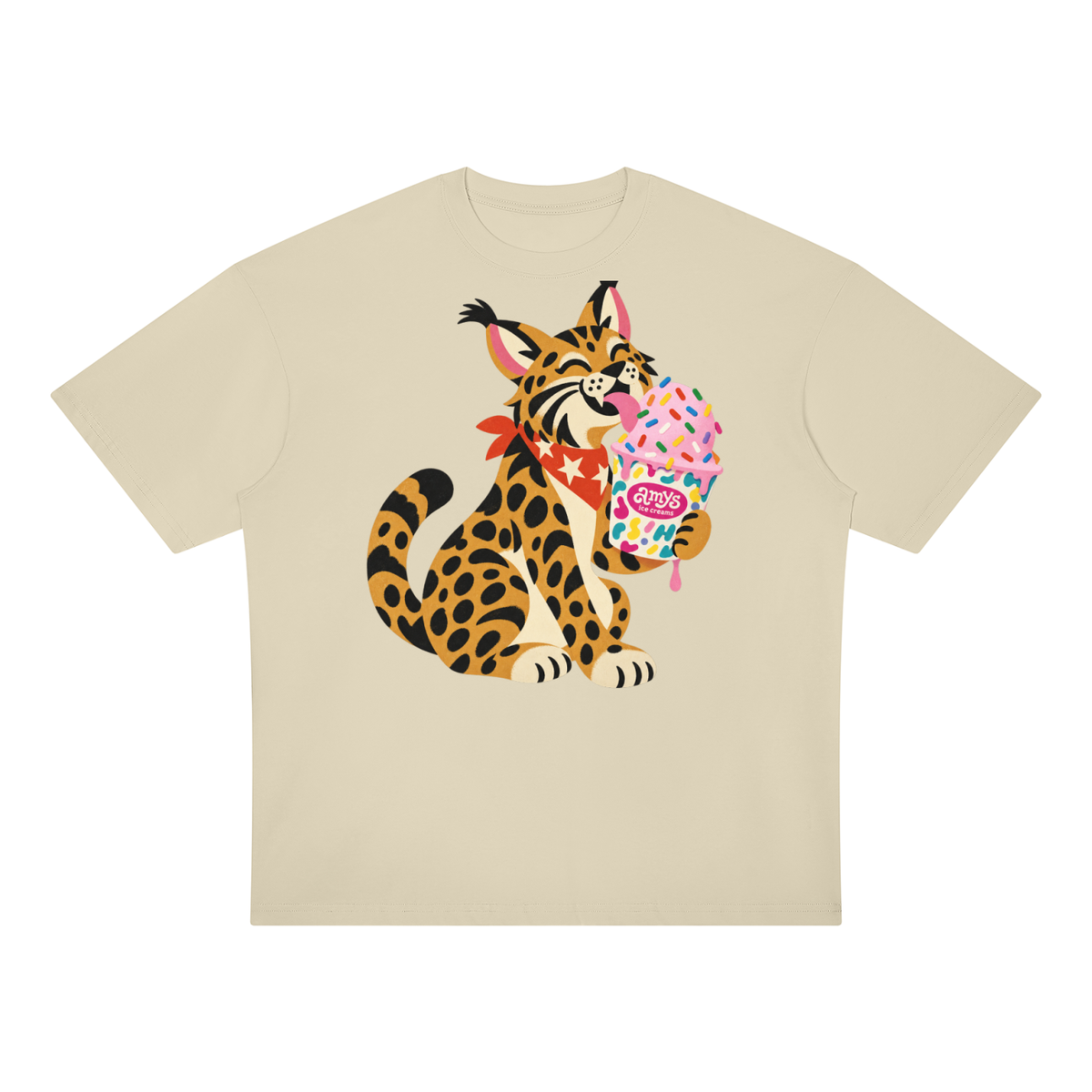 Texas Bobcat Amy’s Ice Cream Graphic Tee