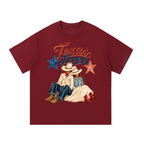 Texas Lovers Western Couple Graphic Tee