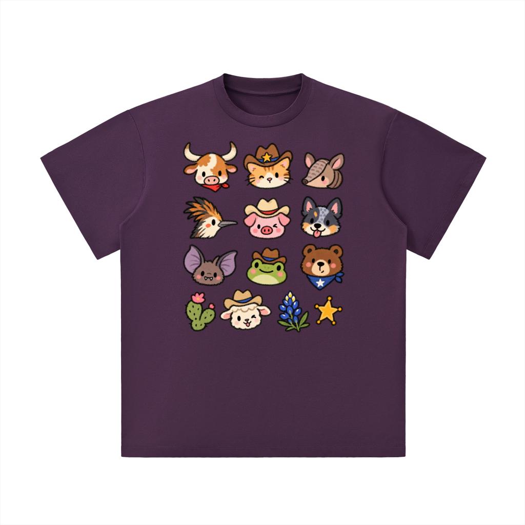 Cute Texas Critters Western Graphic Tee