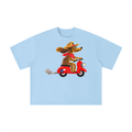 Texas Cowboy Scooter Dog Graphic Tee