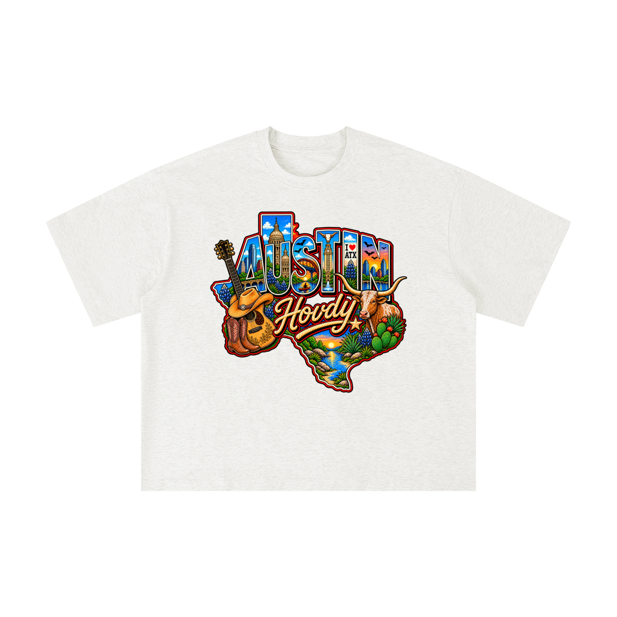Austin Texas Howdy Vintage Western Tee