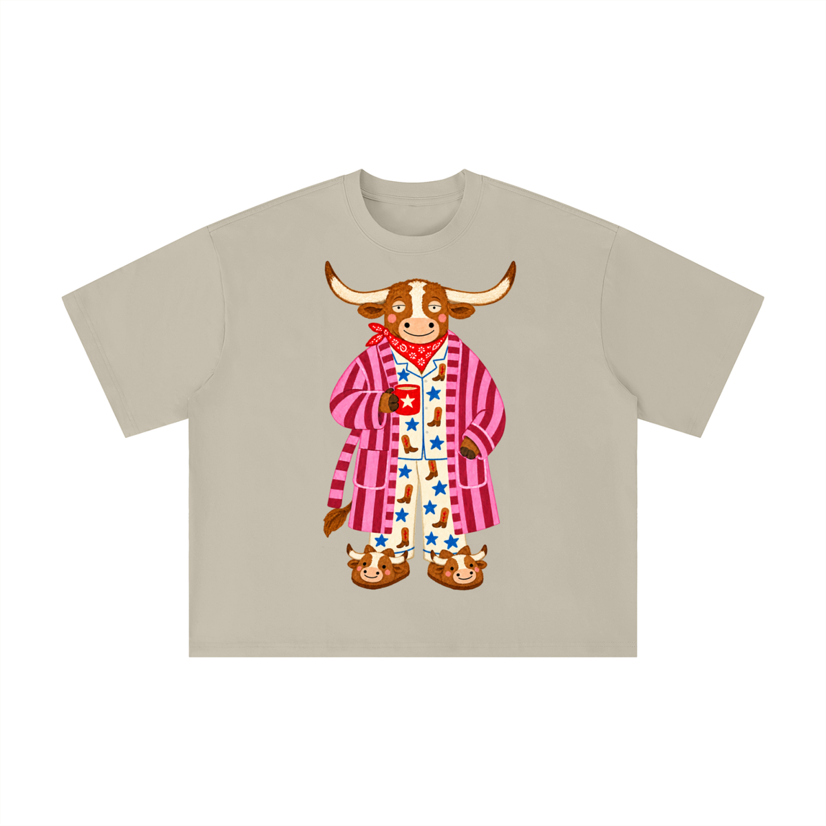 Cozy Texas Longhorn Pajama Tee