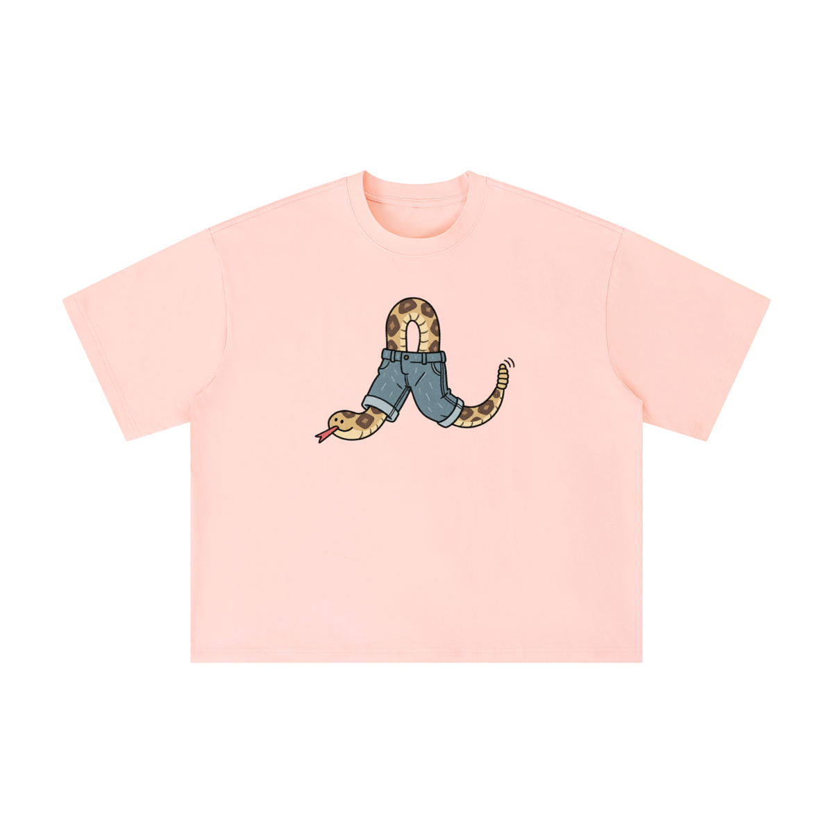 Texas Rattlesnake in Jeans Graphic Tee