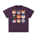 Texas Cowboy Cat Crew Graphic Tee