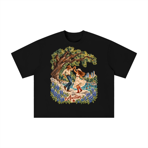 Austin Two-Step Watercolor Graphic Tee