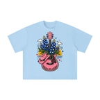 Pink Texas Bluebonnet Guitar Graphic Tee
