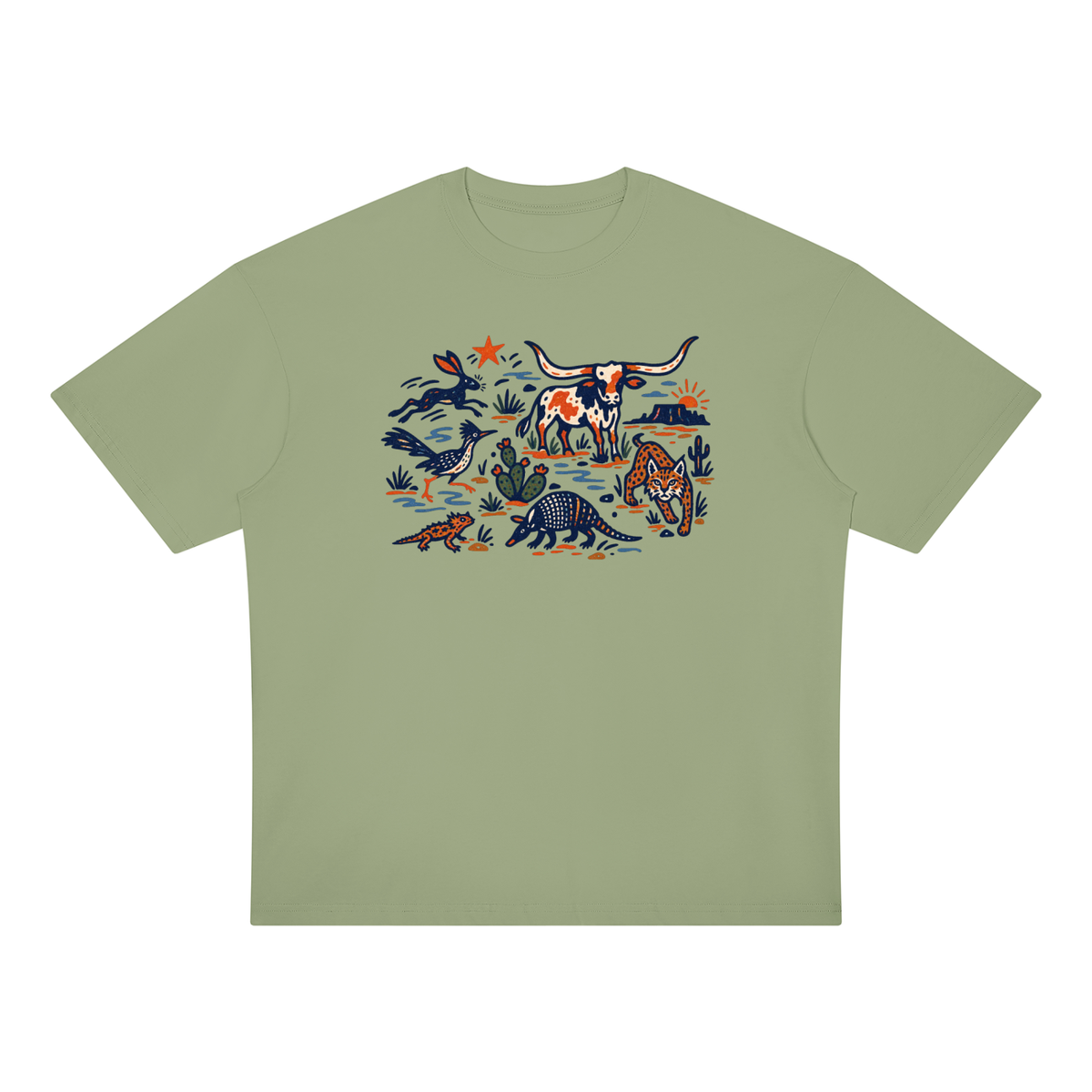 Texas Wildlife Desert Adventure Graphic Tee