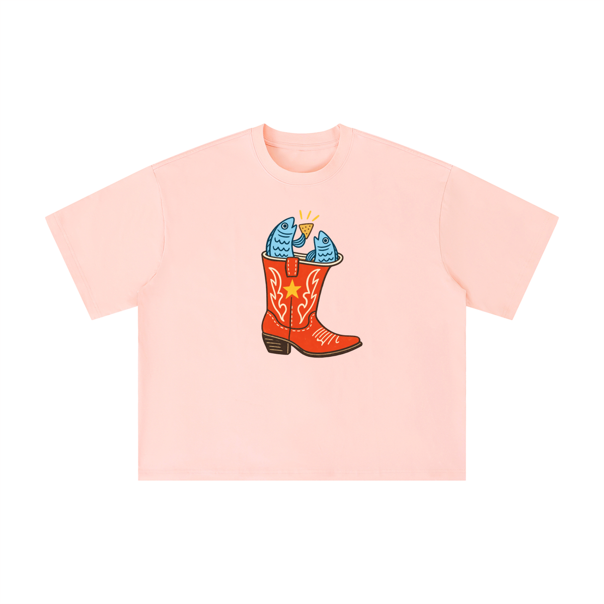 Texas Boot Fish Fiesta Graphic Tee