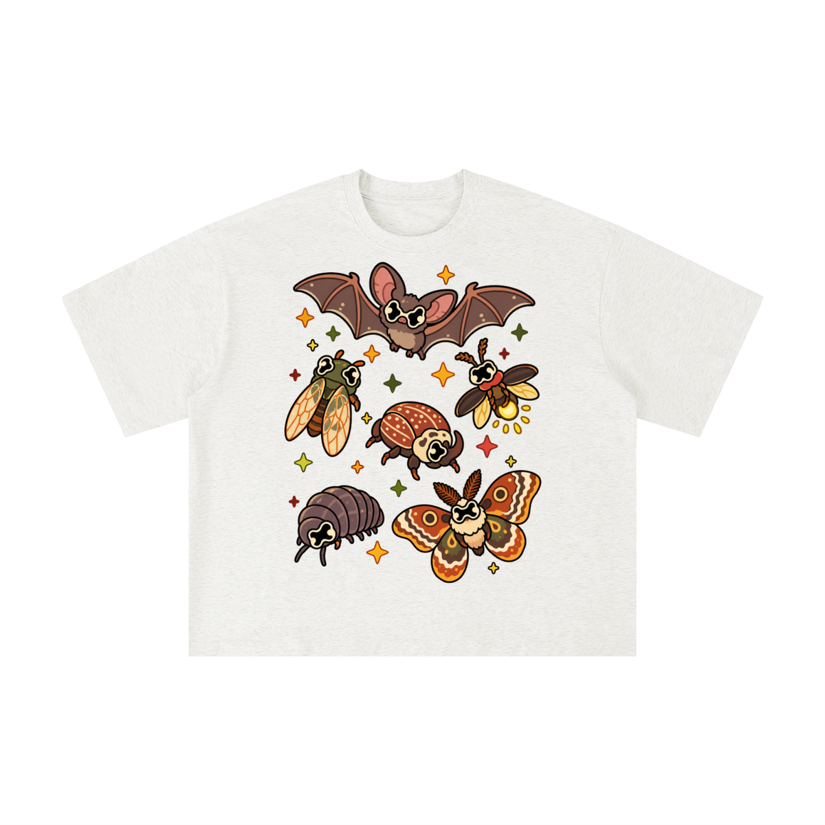 Texas Bats & Bugs Retro Graphic Tee
