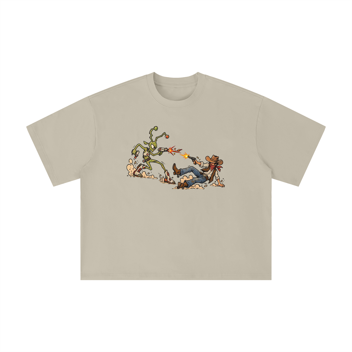 Cosmic Cowboy Showdown Graphic Tee
