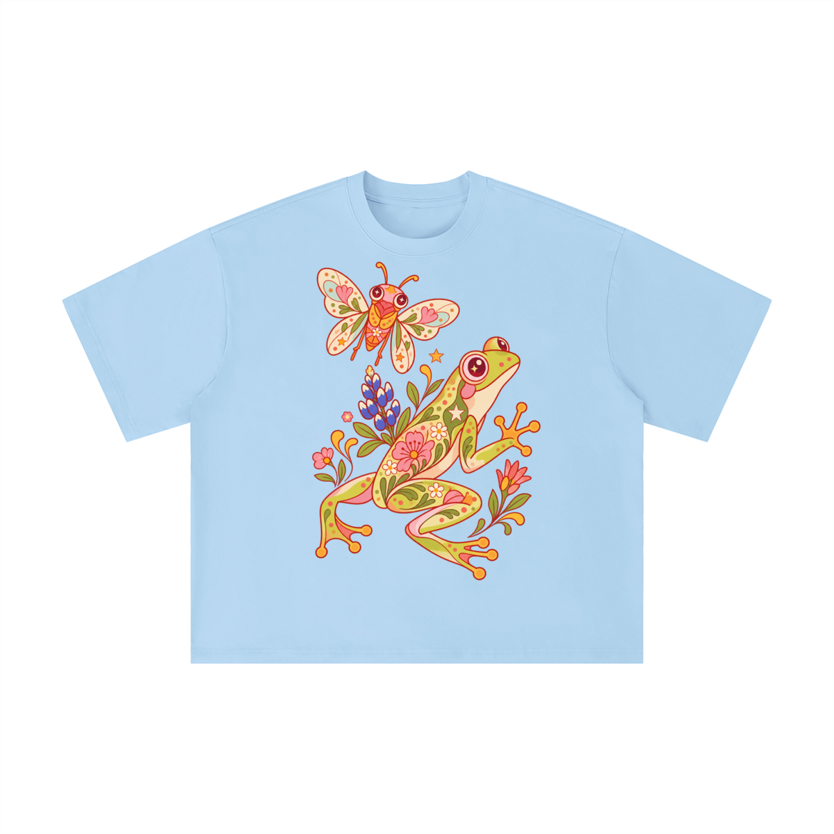 Texas Frog & Cicada Wildflower Graphic Tee