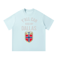 Y’all Can Kiss My Dallas Shirt - Haaland Norway Football Flag Graphic Tee | World Cup Fan T-Shirt