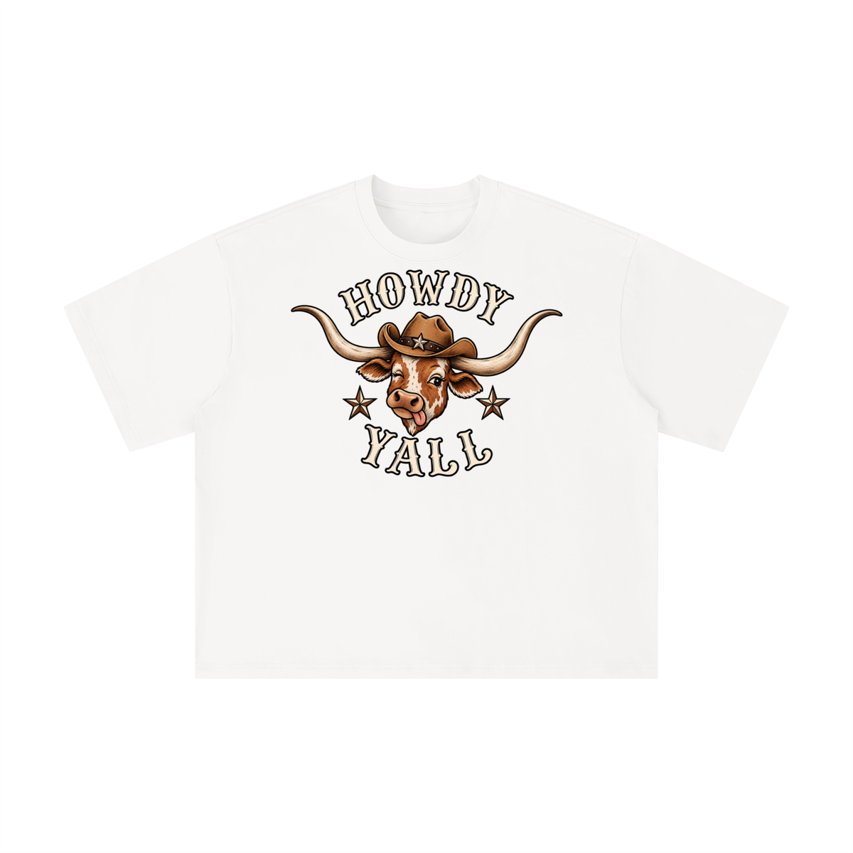 Howdy Yall LongHorn- Cry baby insipired tee