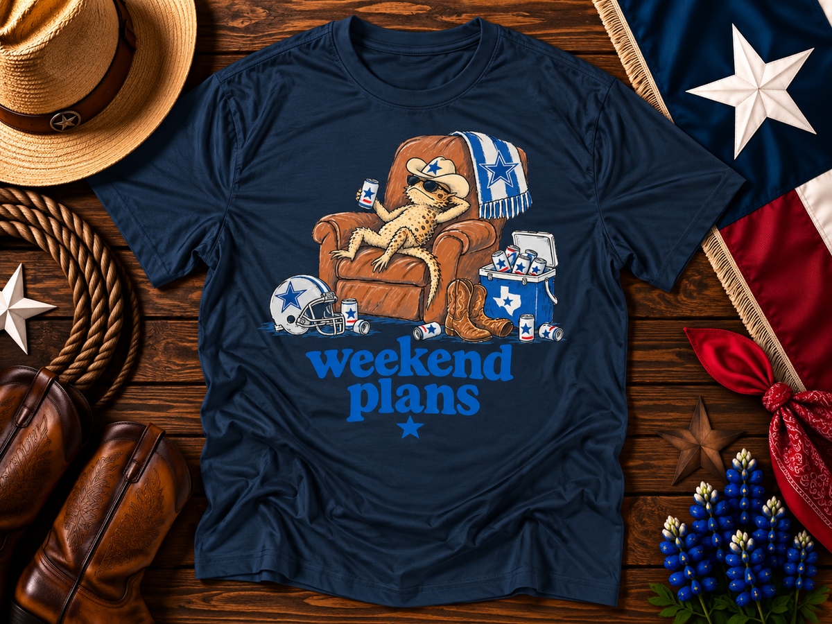 Texas Weekend Plans Horned Lizard T-Shirt