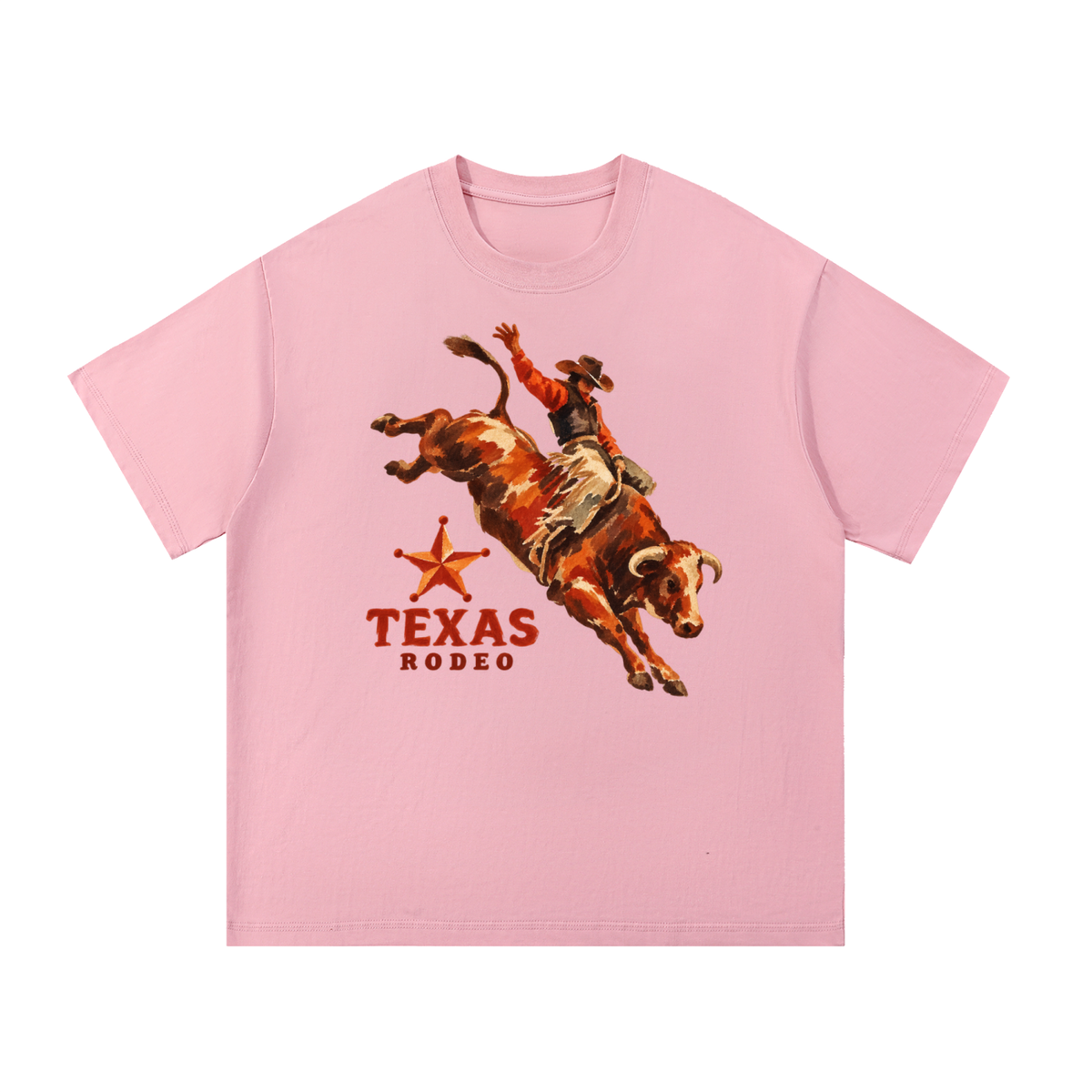 Texas Rodeo Bull Rider Western Graphic Tee