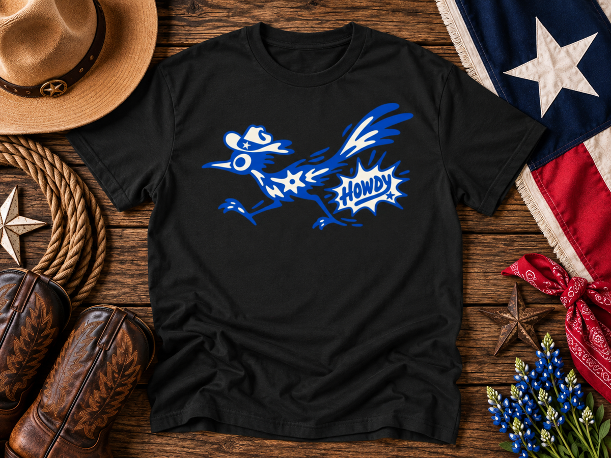 Howdy Roadrunner Texas Graphic Tee