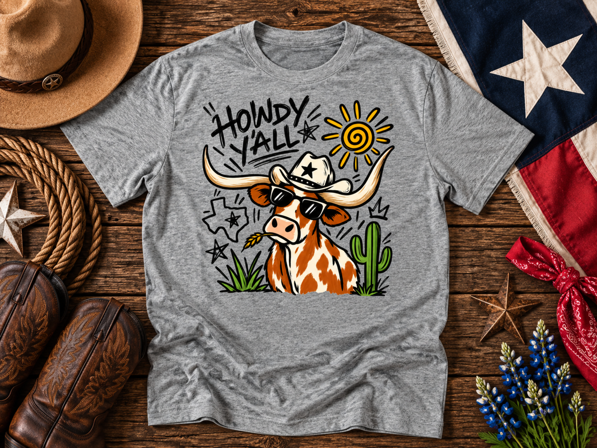 Howdy Y’all Texas Longhorn Shirt