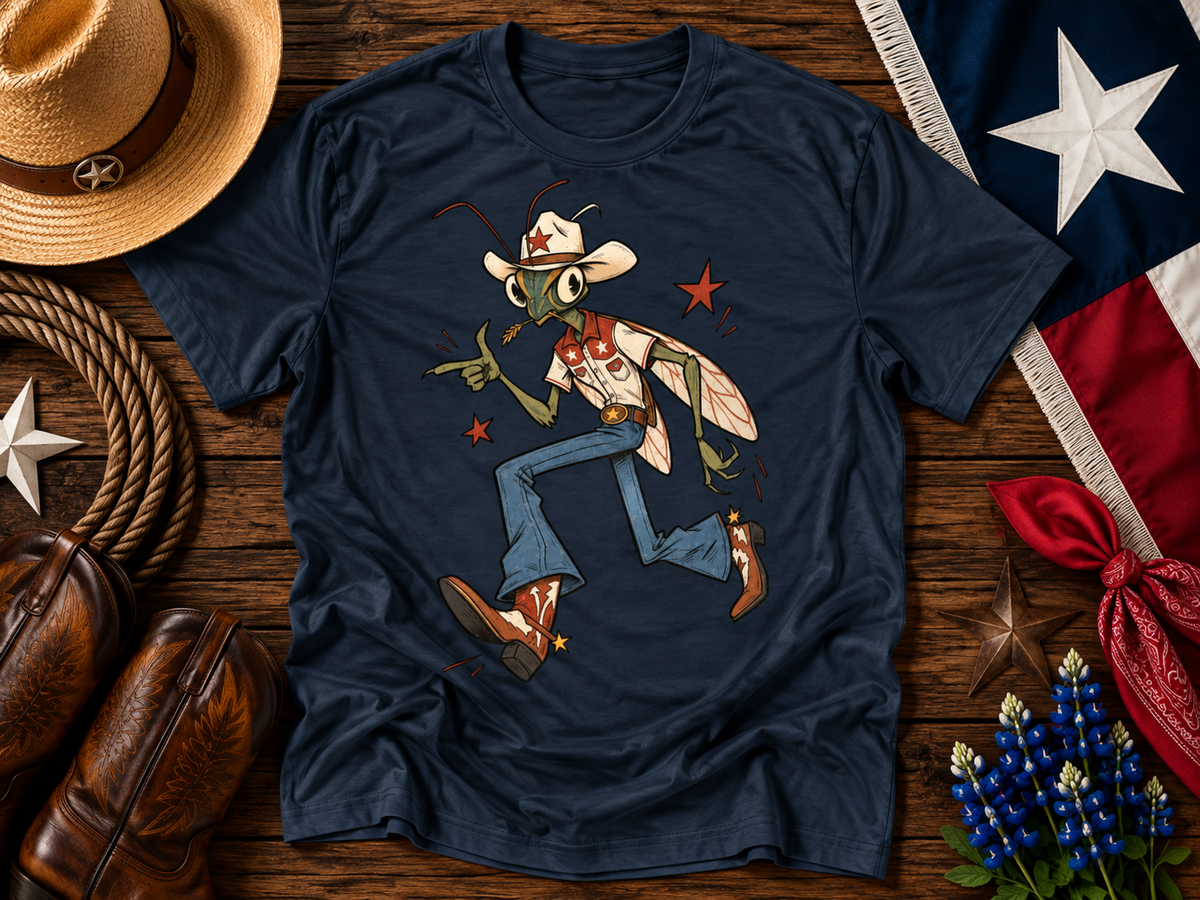 Texas Cicada Cowboy Graphic Tee