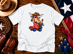 Howdy Longhorn Cowboy Boot Tee