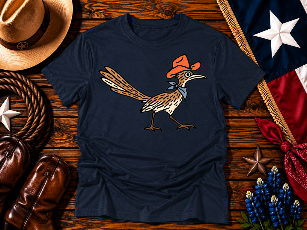 Texas Roadrunner Cowboy Tee