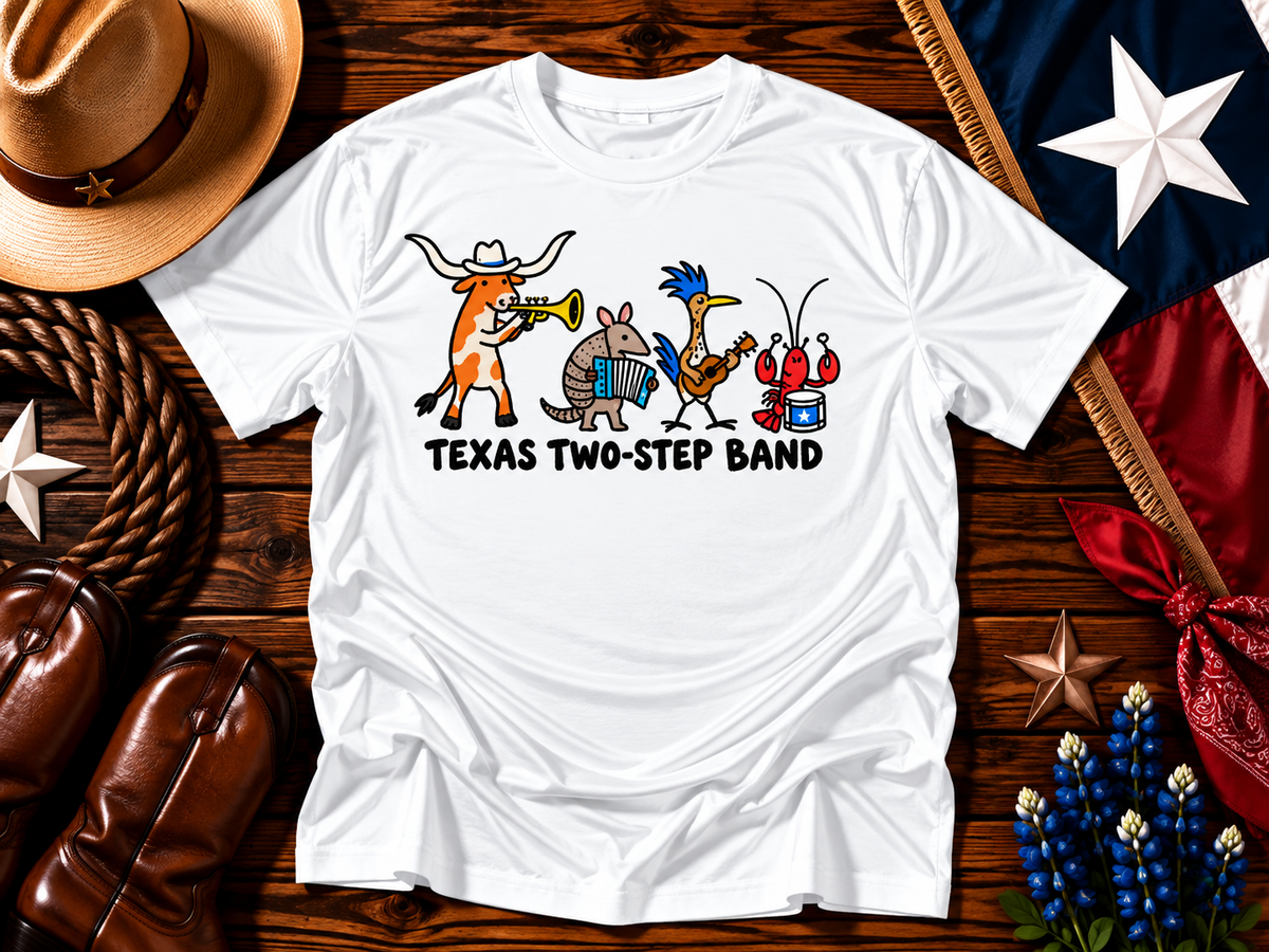 Texas Two-Step Animal Band Graphic Tee
